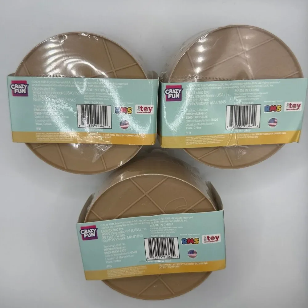 [3 PC] RMS - The Original Mystery Dumpling: Stuffed Bun Edition NEW